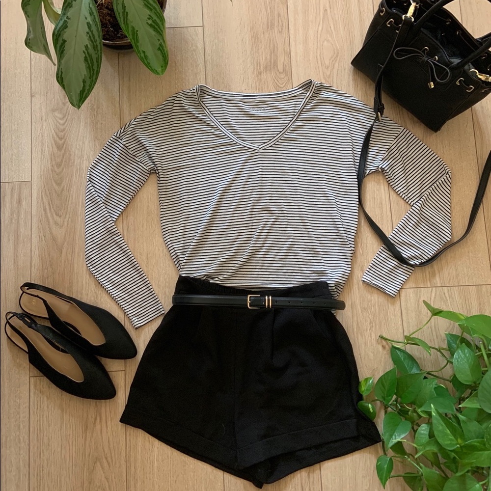Striped long sleeve shirt